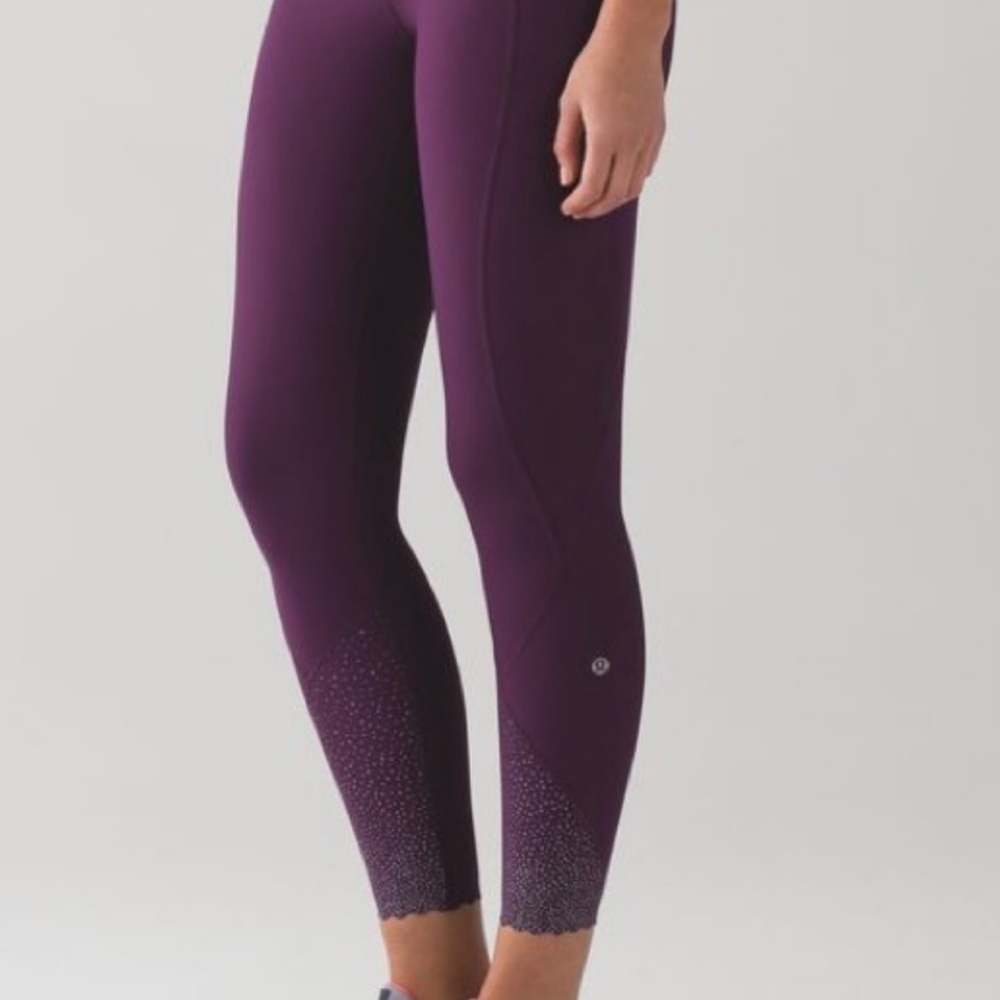 Lulu Lemon Tight stuff tight Purple